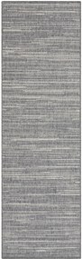 Dywan dwustronny zewnętrzny Gemini szary chodnik 80 cm x 250 cm