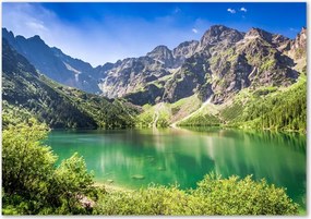 Foto obraz szklany Morskie oko Tatry