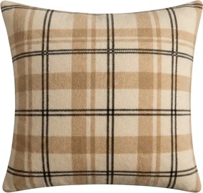 Mikropluszowa poszewka na poduszkę PLAID 45x45 cm, kremowy