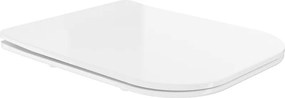 Mexen deska wolnoopadająca slim, duroplast, biała połysk - 39060100