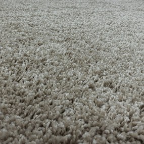 Dywan shaggy Sydney cappucino 120 cm x 120 cm koło