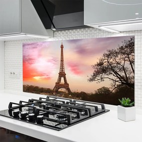 Panel nad blat kuchenny Ikona Paryża: Wieża Eiffla