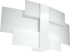 Kinkiet CELIA szklany biały