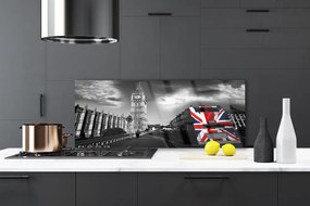 Panel Szklany do Kuchni Architektura Wielkiego Miasta