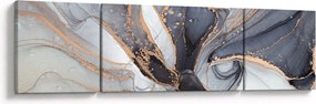 Obraz - Szary marmur (170x50 cm)