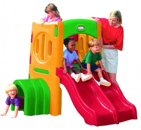 Małpi gaj z podwójną zjeżdżalnią little tikes