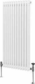 Tradycyjny grzejnik 2-kolumnowy - 1500 x 562 mm - biały