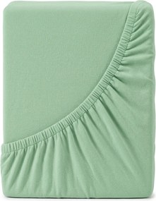 4Home prześcieradło jersey Lycra zielony, 90 x 200 cm