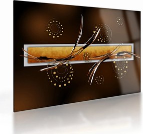 Obraz na szkle abstrakcji - Motyle (70x50 cm)