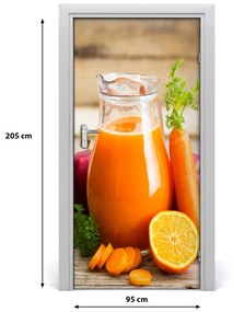 Naklejka na drzwi samoprzylepna Owocowy sok