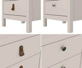 Szafka nocna z 3 szufladami Madrid, kaszmir mat