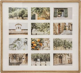 Multiramka na zdjęcia MILEA, 12 zdjęć, drewniana