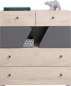 Komoda RAVENNA - Dąb / 90 cm