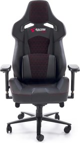 Czarny fotel do gamingu Baldur Halmar