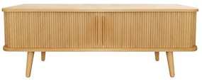 Szafka pod TV w dekorze dębu 138x50 cm Rove – Woodman
