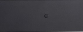 Nowoczesny czarny kinkiet dwupunktowy z LED, podświetleniem i USB-C - Longly