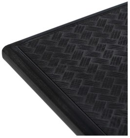 Czarna metalowa konsola 38x120 cm Oslo – Ixia