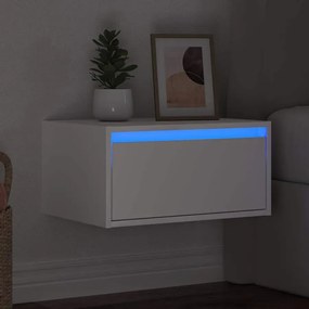 Szafka nocna z oświetleniem Led biala C8-P21