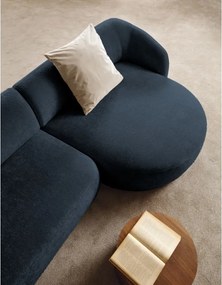 Narożnik NOBO Prawostronny system modułowy tkanina DressME 05 Niebieski