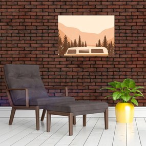 Obraz - Vintage van N⁰2 (70x50 cm)