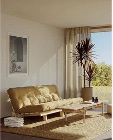 Sofa rozkładana Karup Design Lean Raw Beige