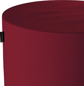 Puf Barrel kolor czerwony tkanina strukturalna