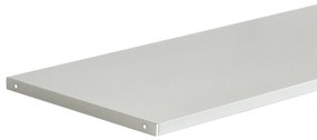 Półka metalowa do szafy biurowej, 900 x 20 x 360 mm, szara