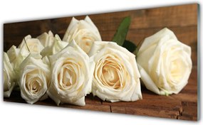 Panel Szklany Klasyczne Czerwone Róże