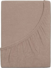 4Home prześcieradło frotte Ideal orzechowy, 90 x 200 cm, 90 x 200 cm