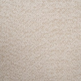 Beżowy fotel z materiału bouclé – Ixia