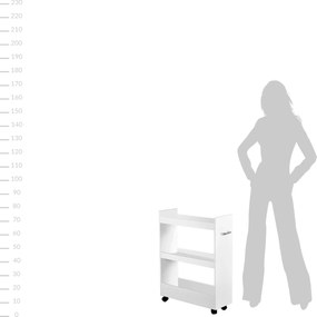 Regał kuchenny, szer. 22 cm, 3 poziomy, KESPER