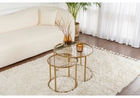 Zestaw stolików konferencyjnych Aurum Gold and Bronze 60 cm, 2 szt.