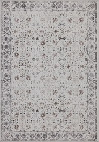 Dywan vintage INKA Floral z Efektem Postarzenia Kremowy 120 cm x 170 cm