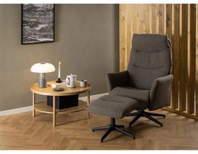 Okrągły stolik w dekorze dębu w naturalnym kolorze ø 80 cm Banbury – Actona
