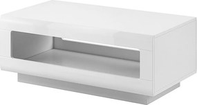 Stolik kawowy TULSA 110x60 biały połysk