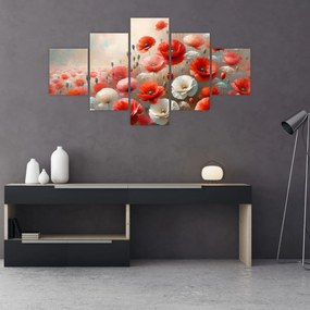 Obraz - Obraz z makami (125x70 cm)