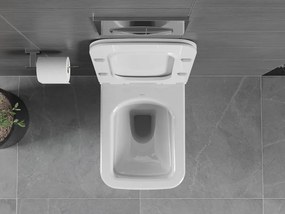 Mexen Vega miska wc Rimless z deską wolnoopadającą slim, duroplast, biała połysk - 30654000