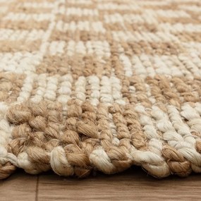 Dywan z juty dwustronny/tkany ręcznie w naturalnym kolorze 120x170 cm Naturi Natural – Asiatic Carpets