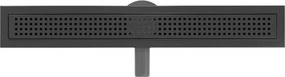 Mexen Flat 360° M08 odpływ liniowy obrotowy 60 cm, czarny - 1725060-40
