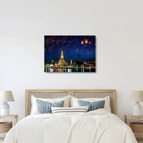 Obraz na szkle - Lampiony szczęścia, Bangkok (70x50 cm)