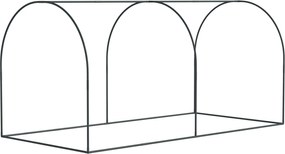 Outsunny Siatka Ochronna Ogrodowa Namiot dla Roślin Warzywnik z Drzwiami 249x120cm Ochrona Przed Szkodnikami | Aosom PL