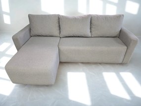 Narożnik Sofia mięciutka tkanina typu baranek
