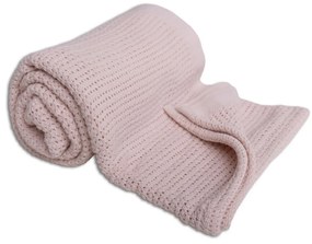 Babymatex Kocyk dziecięcy Lili pudrowy, 75 x 100 cm