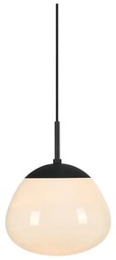 Czarna lampa wisząca Markslöjd Rise, wys. 31 cm