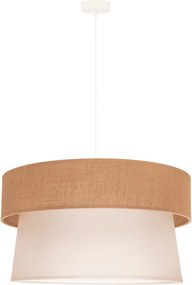 Lampa wisząca Etnic z naturalnych materiałów