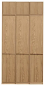 Regał modułowy w dekorze dębu 120x243 cm Modulair – vtwonen