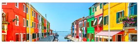 Obraz - Wyspa Burano, Wenecja, Włochy (170x50 cm)