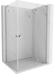 Mexen Mist-H L Duo kabina prysznicowa uchylna prawa 115 x 120 cm, transparent, chrom - 8A5L-115L-120P-01-00