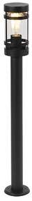 Nowoczesna lampa zewnętrzna czarna 80 cm IP44 - Gleam