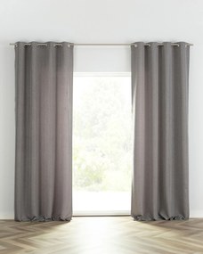 Zasłona BASIC na kółkach 140x280 cm szaroczarny melanż 1 szt.